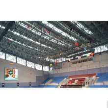 Estructura de marco de espacio de acero prefabricado Construcción de la corte de bádminton Sport Sport Hall